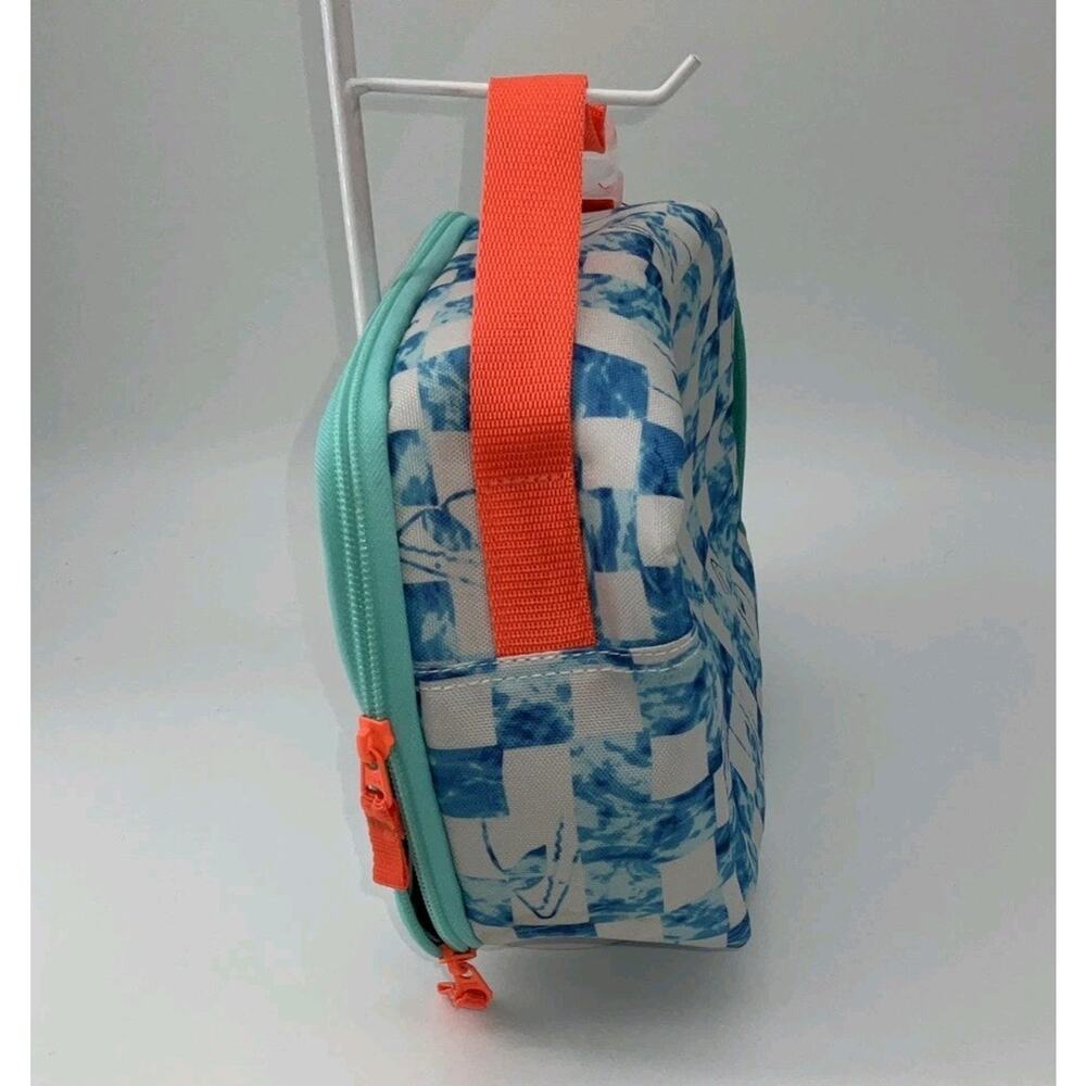 Cat and Jack Checkered Shark Lunch Bag w/ Buckled Strap - Picture 3 of 5
